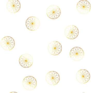 Pattern Golden sacred geometry vector symbol pattern design Illustrazione stock