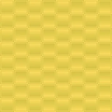 Pattern with golden squares relief effect Stock Illustration