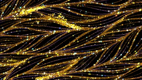 Pattern Golden Wave Vidéo 93783268