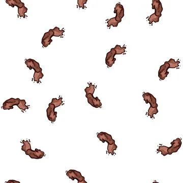 Pattern gourmet chocolate splash cartoon vector Stock Illustration