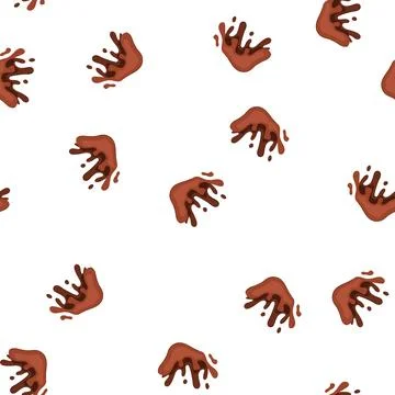 Pattern gourmet chocolate splash cartoon vector 스톡 일러스트