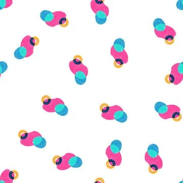 Pattern grain risograph effect cartoon vector Stock Illustration