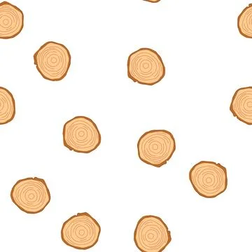 Pattern grain wood circle cartoon vector 库存插图