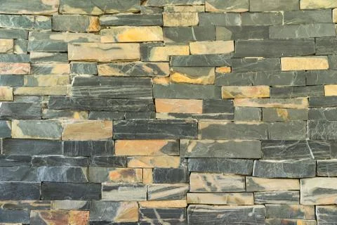Pattern of granite stone wall surface Stock Photos