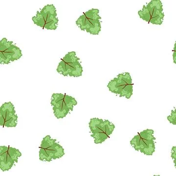 Pattern grass garden shrub cartoon vector Stock Illustration