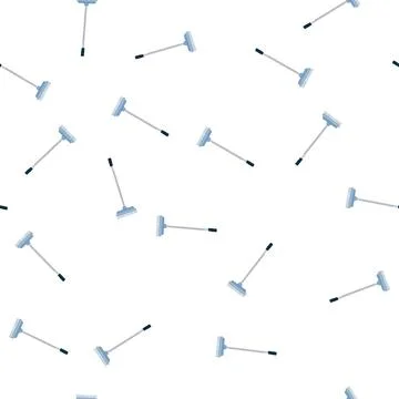 Pattern grass rake cartoon vector Stockillustratie
