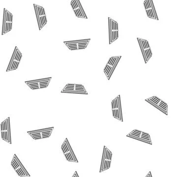 Pattern grating drain cover cartoon vector Stock Illustration
