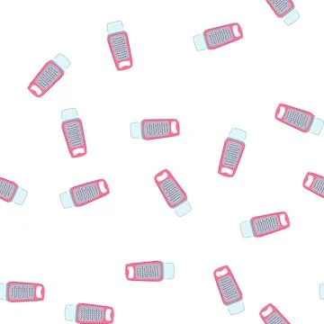 Pattern grating grater cartoon vector Illustration