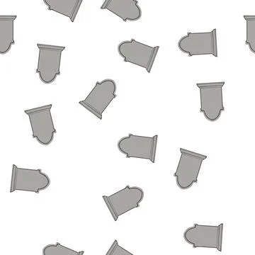 Pattern grave headstone cartoon vector 스톡 일러스트
