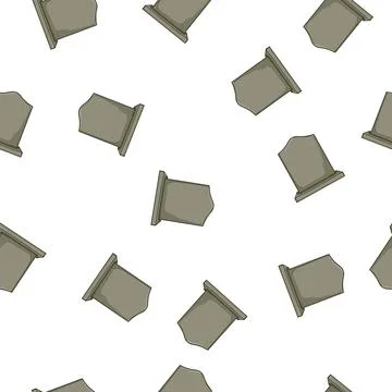 Pattern gravestone headstone cartoon vector Stock Illustration