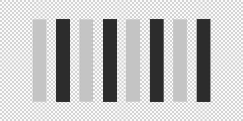 Pattern of Gray and Black Vertical Bars 스톡 일러스트
