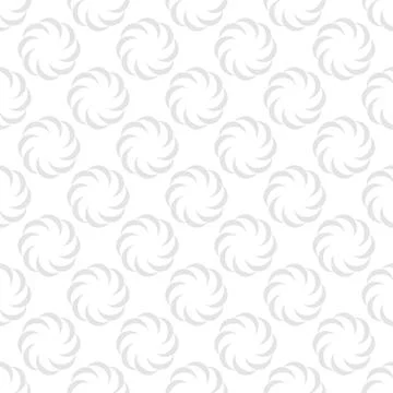 Pattern of gray circles flower shape. Ornament can be used for gift wrapping  Illustrazione stock