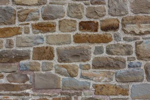 Pattern gray color of modern style design decorative uneven cracked real stone Stock Photos