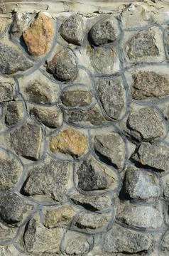 Pattern gray color of modern style design decorative uneven cracked real ston Stock Photos