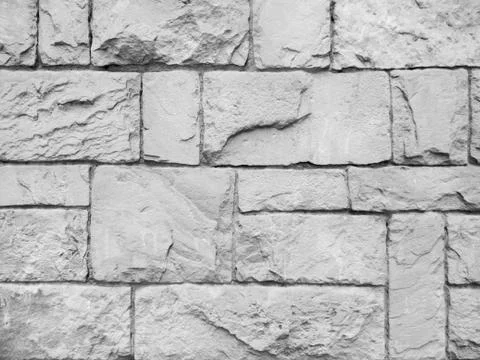 Pattern gray color of modern style design decorative uneven cracked real ston Stock Photos