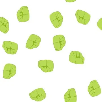 Pattern green bean bag chair providing modern seating comfort Stock Illustration