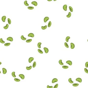 Pattern green beans vector for healthy food concept イラスト素材