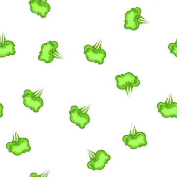 Pattern green cloud of poison gas or smoke Illustrazione stock