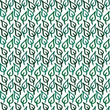Pattern with green leaves Stock Illustration