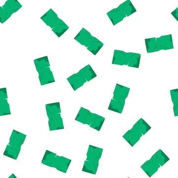 Pattern green paper texture with torn edges and crumpled effect イラスト素材