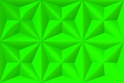 Pattern of green pyramid shapes Stock-Illustration