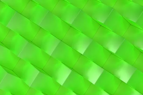 Pattern with green rectangular shapes Illustrazione stock