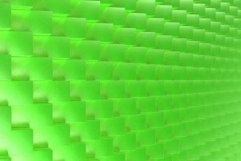 Pattern with green rectangular shapes Stock Illustration