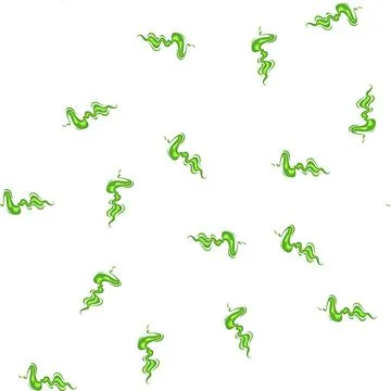 Pattern green spreading gas cloud forming toxic vapor Illustrazione stock