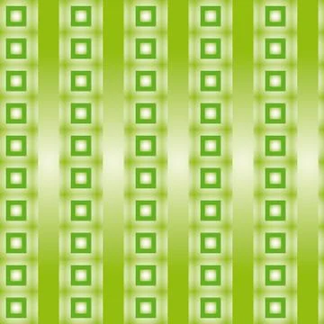 Pattern with green squares and vertical stripes shades Stock Illustration
