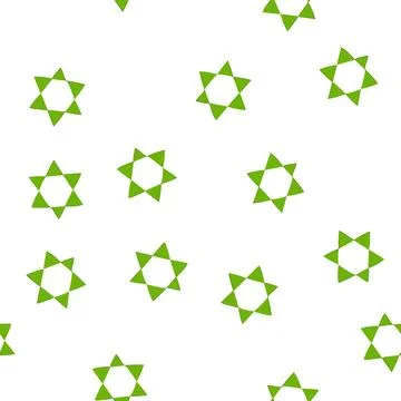 Pattern green star of david symbol representing judaism and religion Stock Illustration