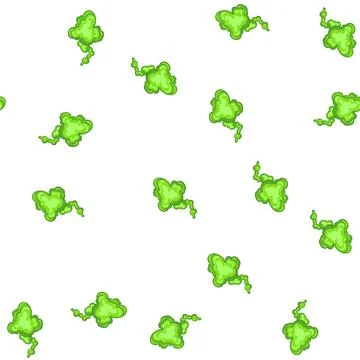 Pattern green toxic gas cloud representing bad odor or pollution 스톡 일러스트