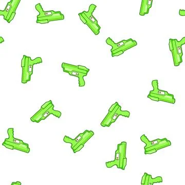 Pattern Green water blaster toy for summer fun playing Stock Illustration