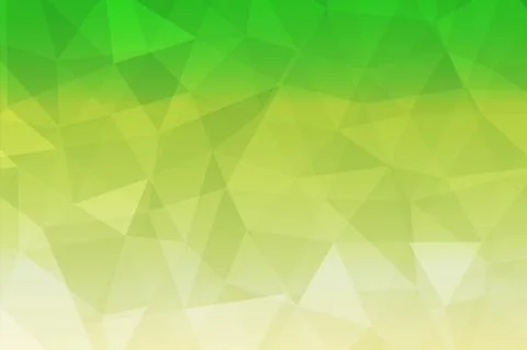 Pattern of green yellow geometric shapes abstract background Stock Illustration
