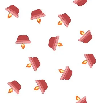 Pattern greeting diwali lamp cartoon vector Stock Illustration