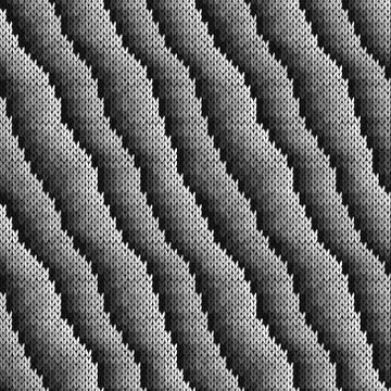 Pattern with grey alternating stripes イラスト素材