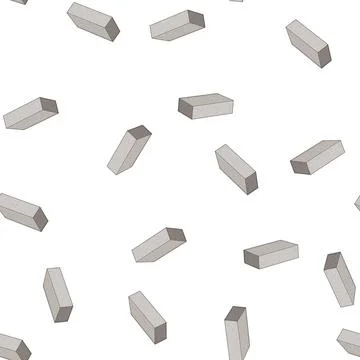Pattern Grey concrete block representing construction material イラスト素材