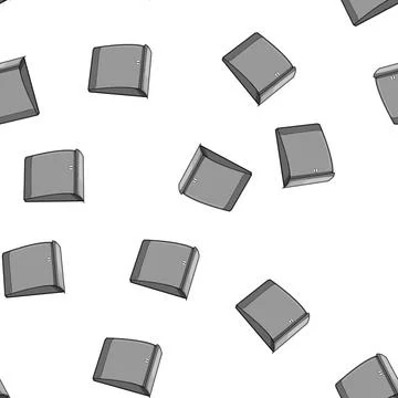 Pattern Grey wall mounted mailbox receiving mail communication Stock Illustration
