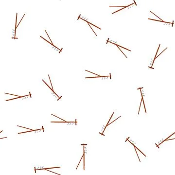 Pattern grid electric pylon cartoon vector Illustrazione stock