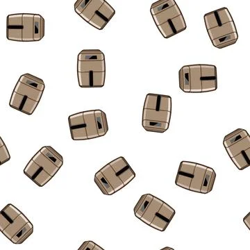 Pattern grill aerogrill cooking cartoon vector Stock Illustration