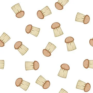 Pattern grip mushroom brush cartoon vector 库存插图