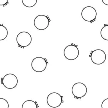 Pattern grip pipe clamp cartoon vector Stock Illustration