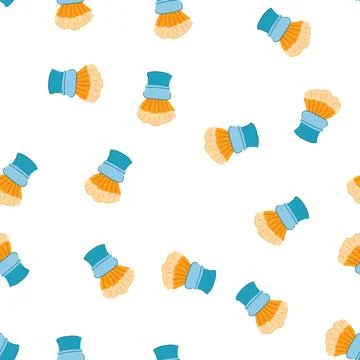 Pattern grooming shaving brush cartoon vector イラスト素材