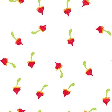 Pattern groovy mushroom vector creating a vibrant psychedelic design Stock Illustration