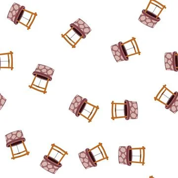 Pattern ground well water cartoon vector Stock Illustration