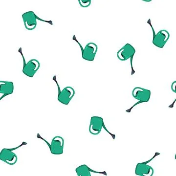 Pattern growth watering can cartoon vector 스톡 일러스트
