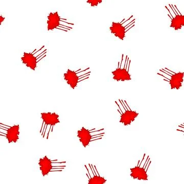 Pattern grunge blood splatter cartoon vector イラスト素材