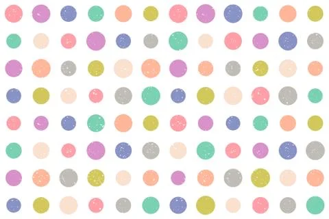 Pattern with grunge dots Stock Illustration