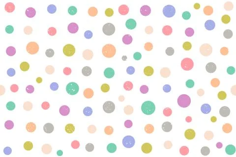 Pattern with grunge dots Stock Illustration