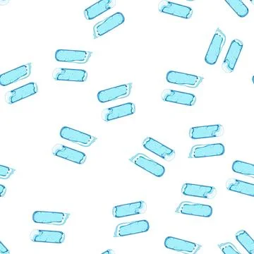 Pattern gui ice game button cartoon vector Stock Illustration