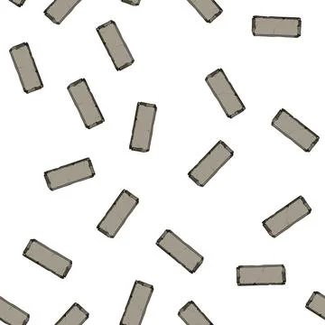 Pattern gui stone button cartoon vector Stock Illustration